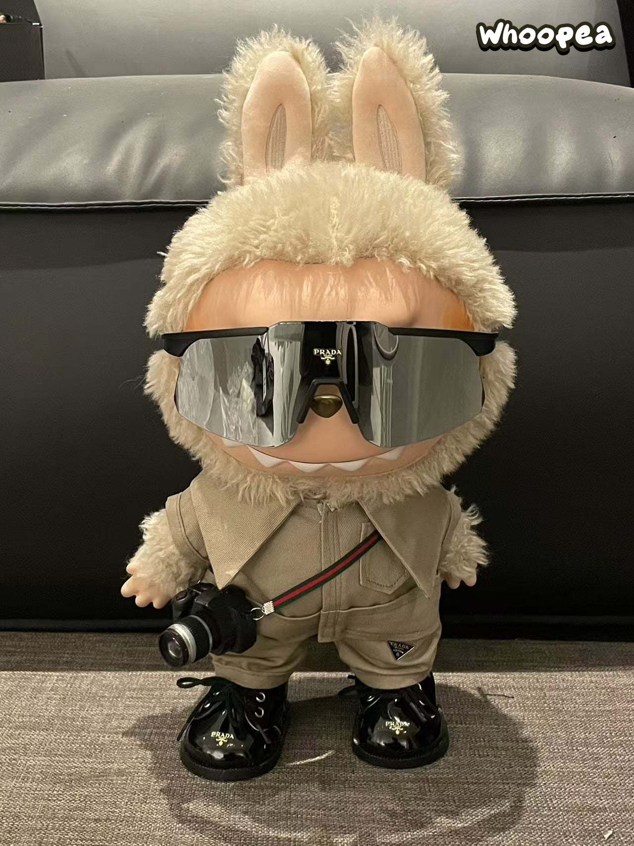 POP MART Labubu Replacing Clothes Set, Labubu Outfit Prada (No Dolls)