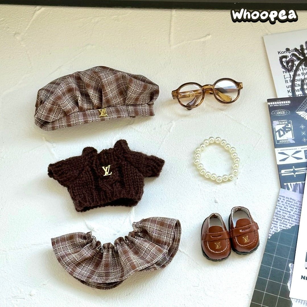POP MART Labubu Replacing Clothes Set, Labubu Outfit LV (No Dolls)
