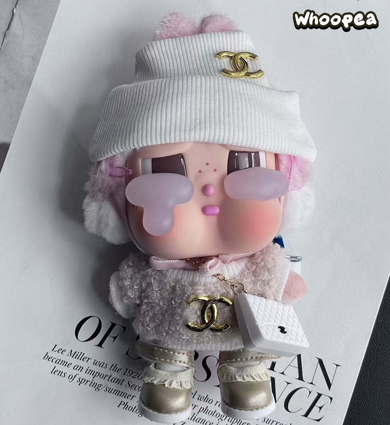 POP MART CRYBABY Replacing Clothes Set, Labubu Chanel Outfit (No Dolls)
