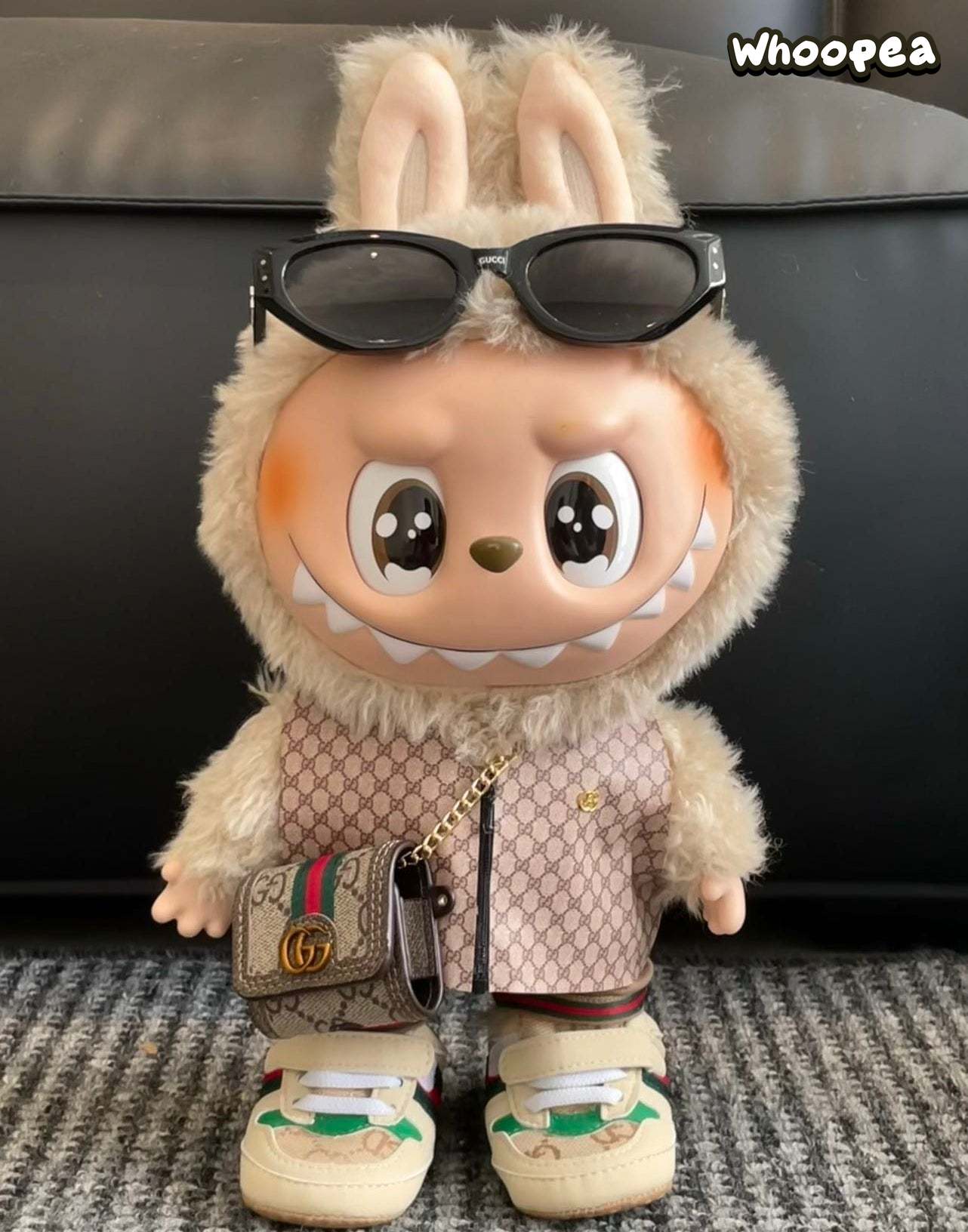 POP MART Labubu Replacing Clothes Set, Labubu Outfit Gucci (No Dolls)