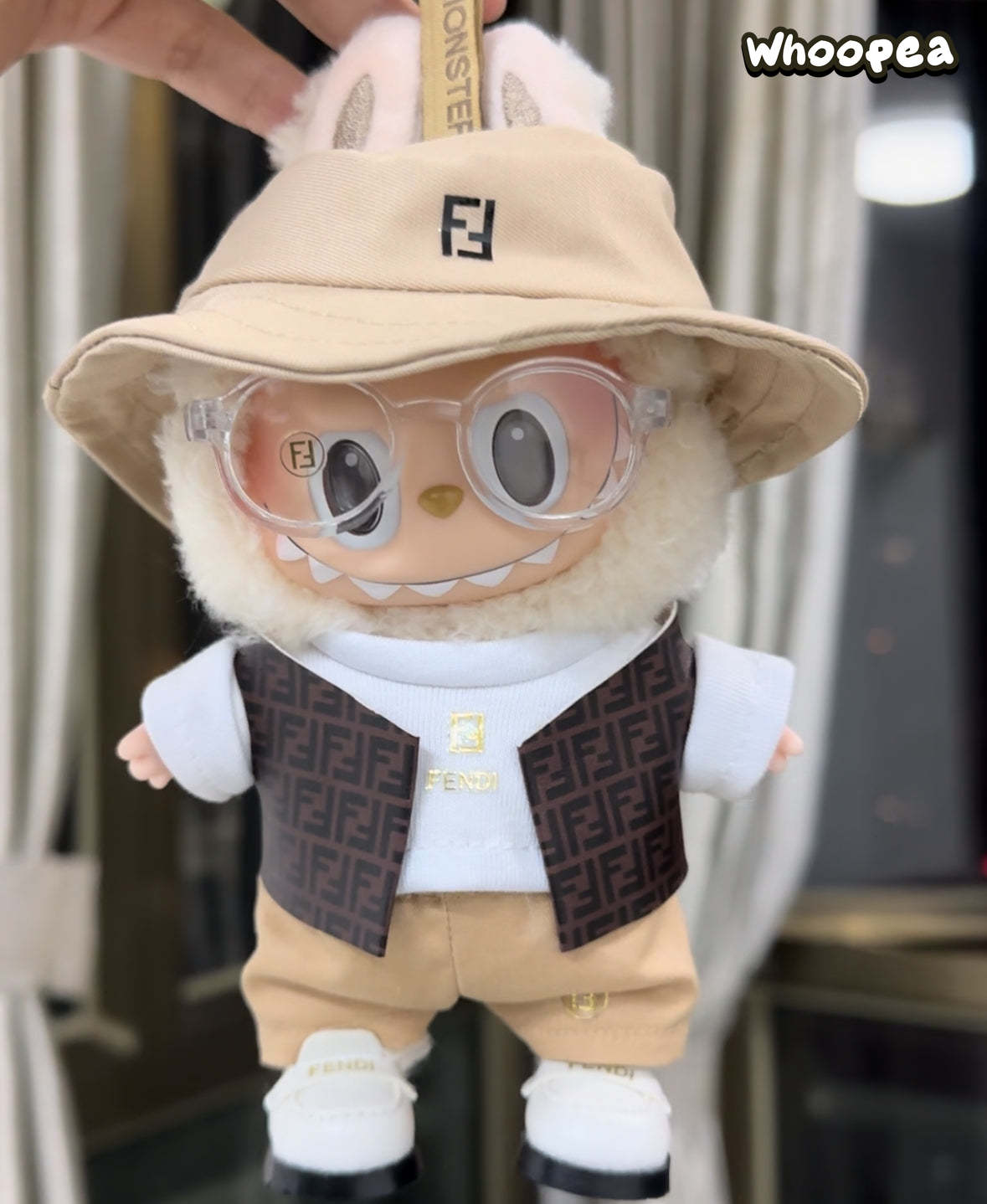 POP MART Labubu Replacing Clothes Set, Labubu Outfit Fendi (No Dolls)
