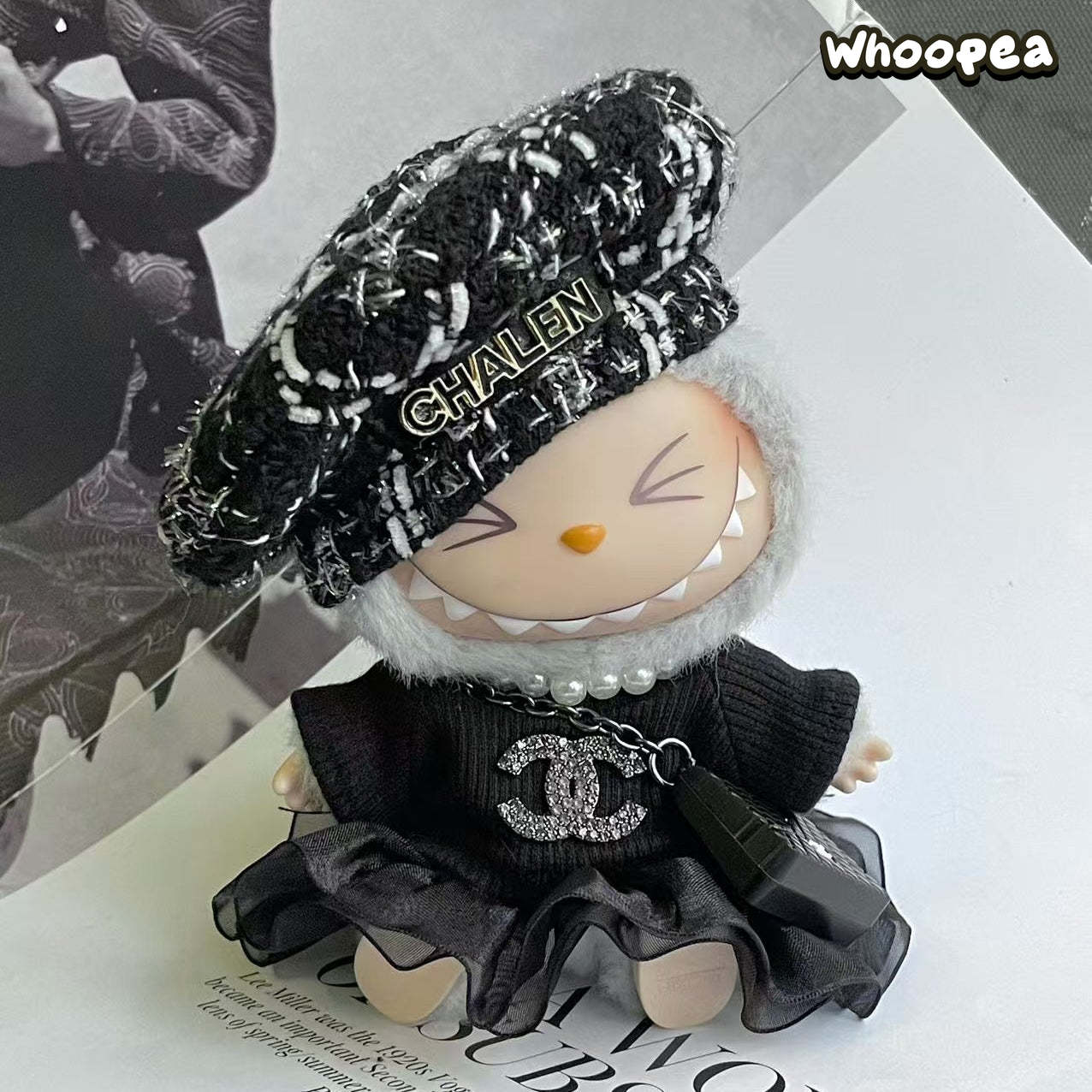 POP MART Labubu Replacing Clothes Set, Labubu Outfit Chanel (No Dolls)