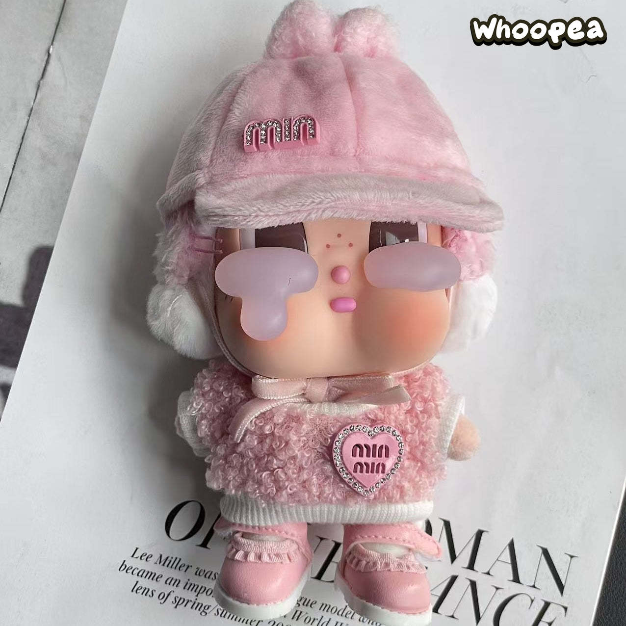 POP MART CRYBABY Replacing Clothes Set, Labubu Chanel Outfit (No Dolls)