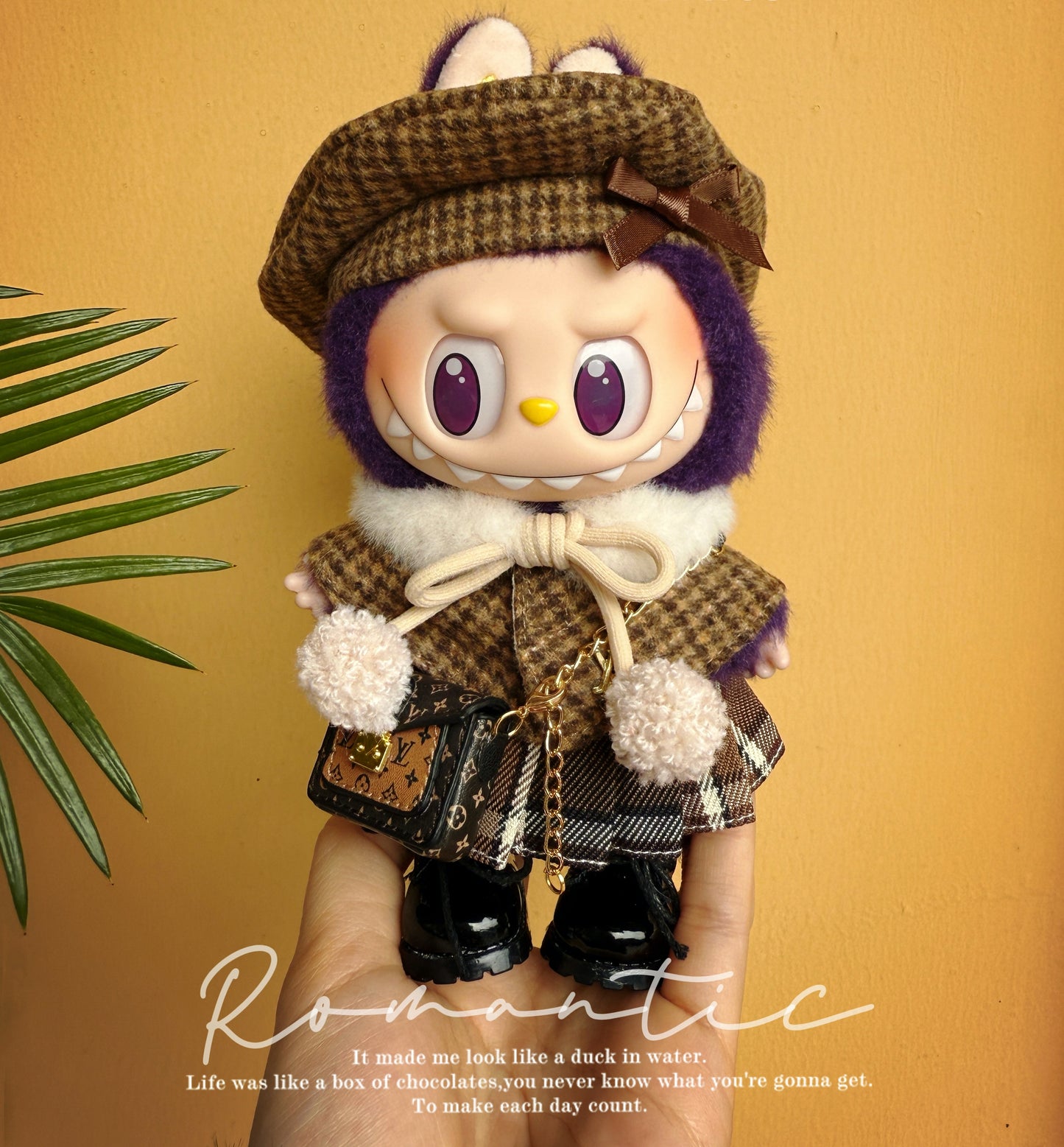 POP MART Labubu Replacing Clothes Set, Labubu Outfit LV (No Dolls)