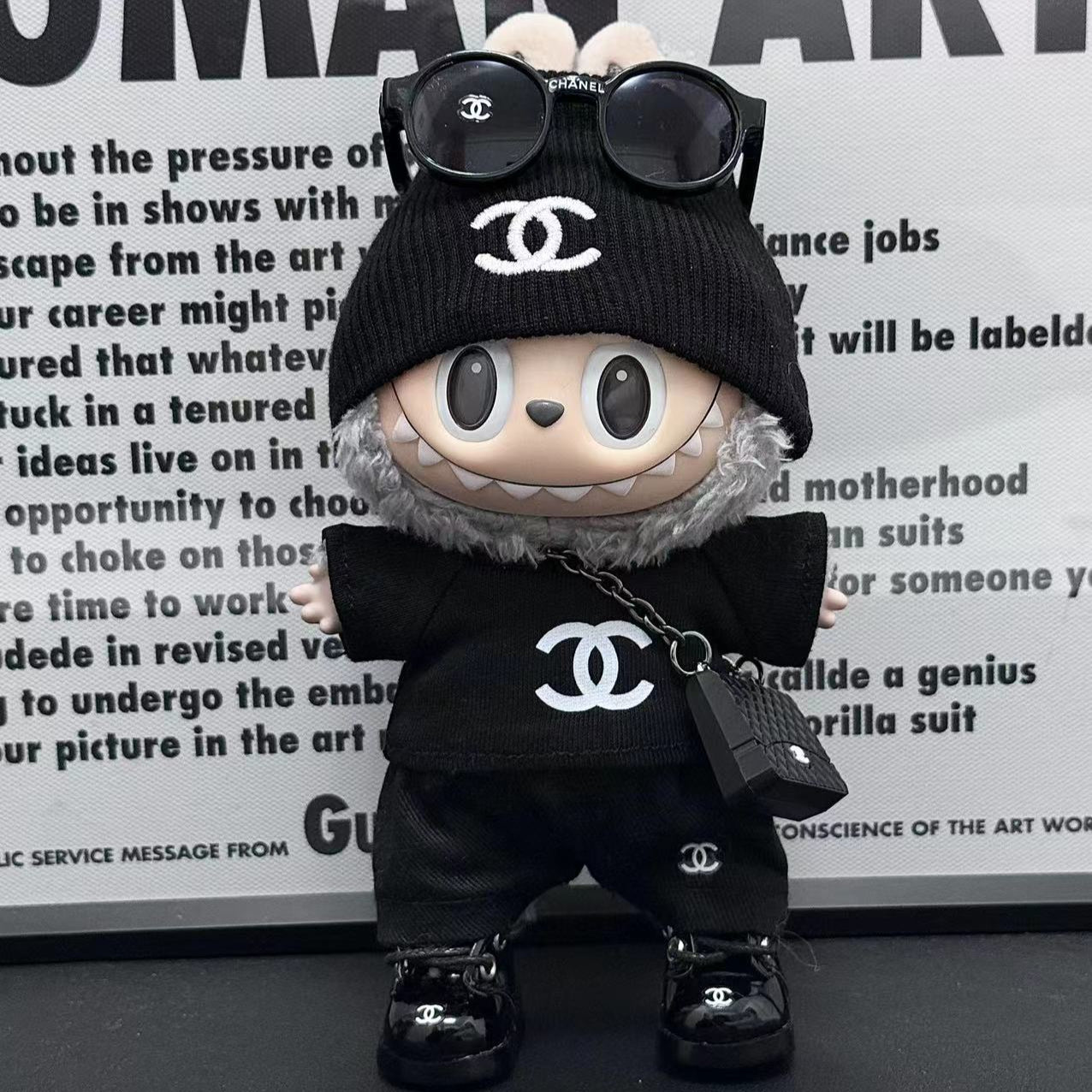 POP MART Labubu Replacing Clothes Set, Labubu Outfit CHANEL (No Dolls)
