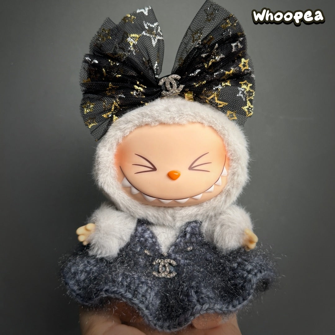 POP MART Labubu Replacing Clothes Set, Labubu Outfit Chanel (No Dolls)