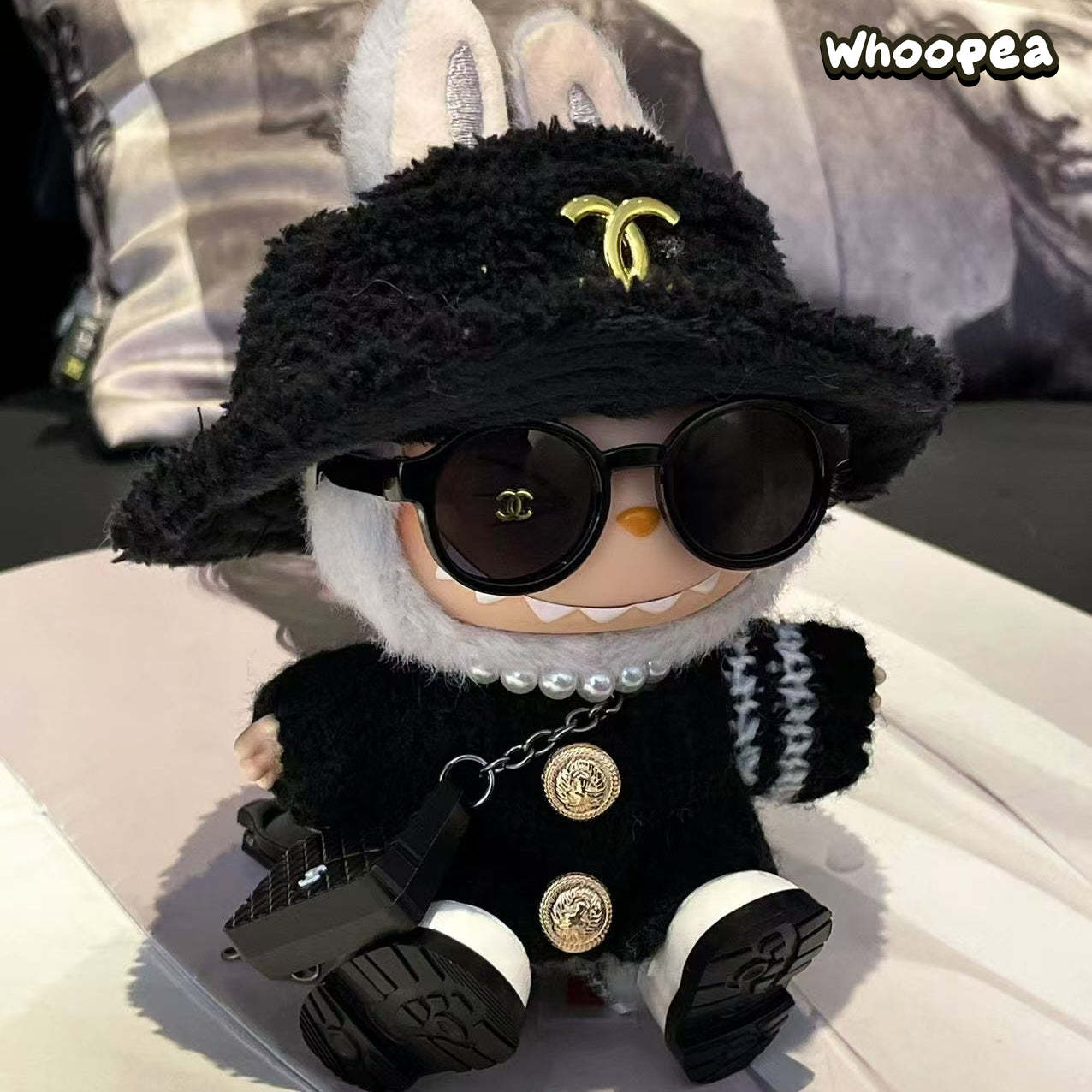 POP MART Labubu Replacing Clothes Set, Labubu Outfit Chanel (No Dolls)