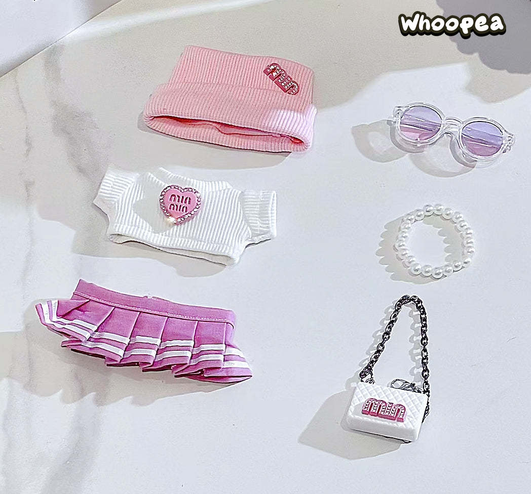 POP MART Labubu Replacing Clothes Set, Labubu Outfit miumiu (No Dolls)