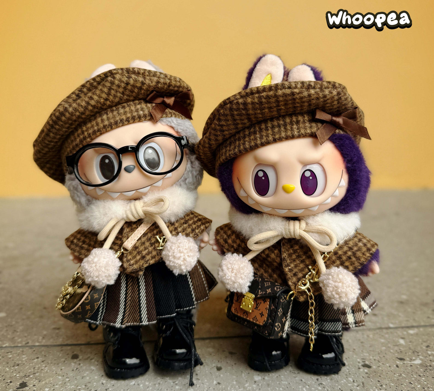POP MART Labubu Replacing Clothes Set, Labubu Outfit LV (No Dolls)