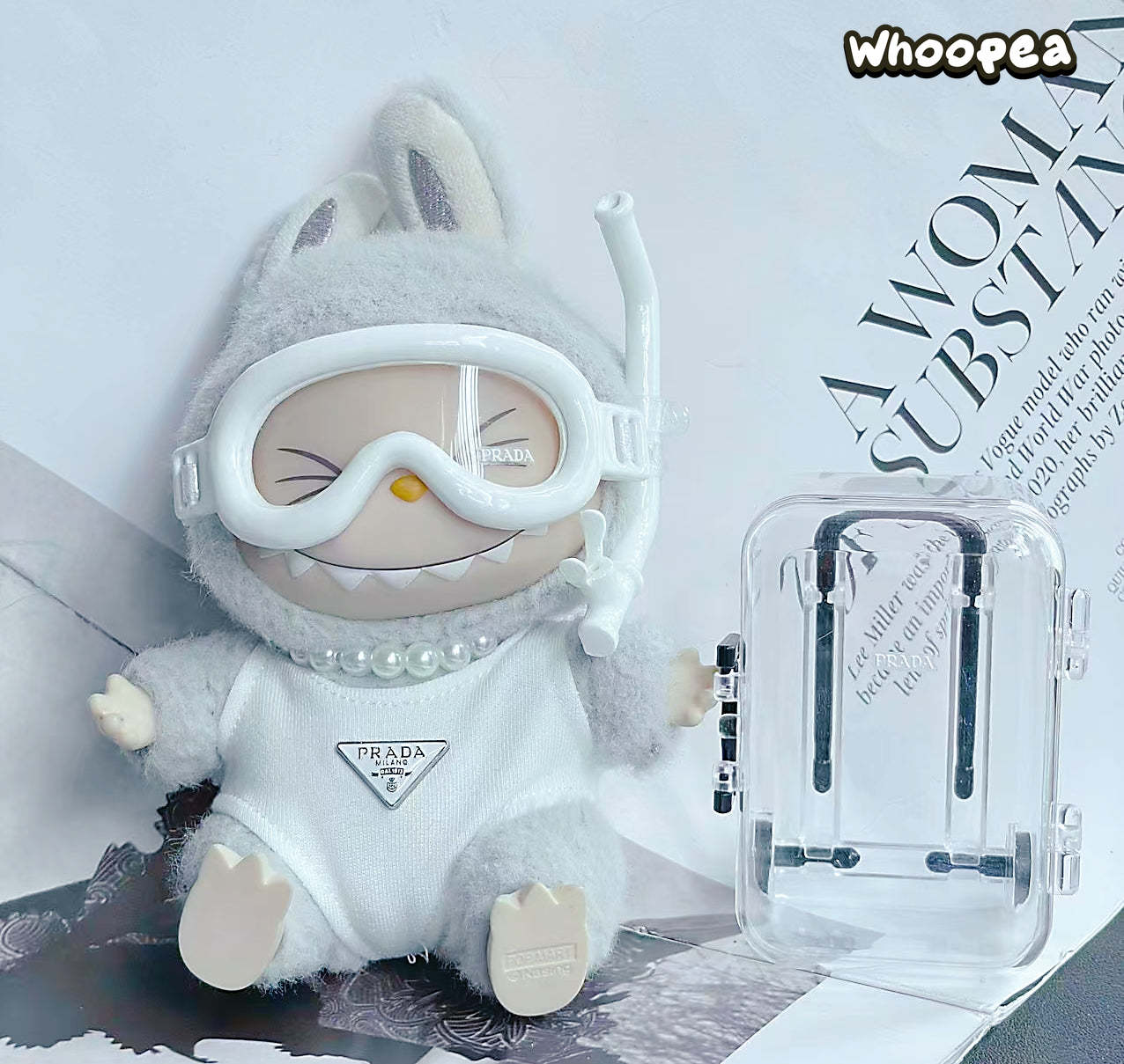 POP MART Labubu Replacing Clothes Set, Labubu Swimming Outfit (No Dolls)