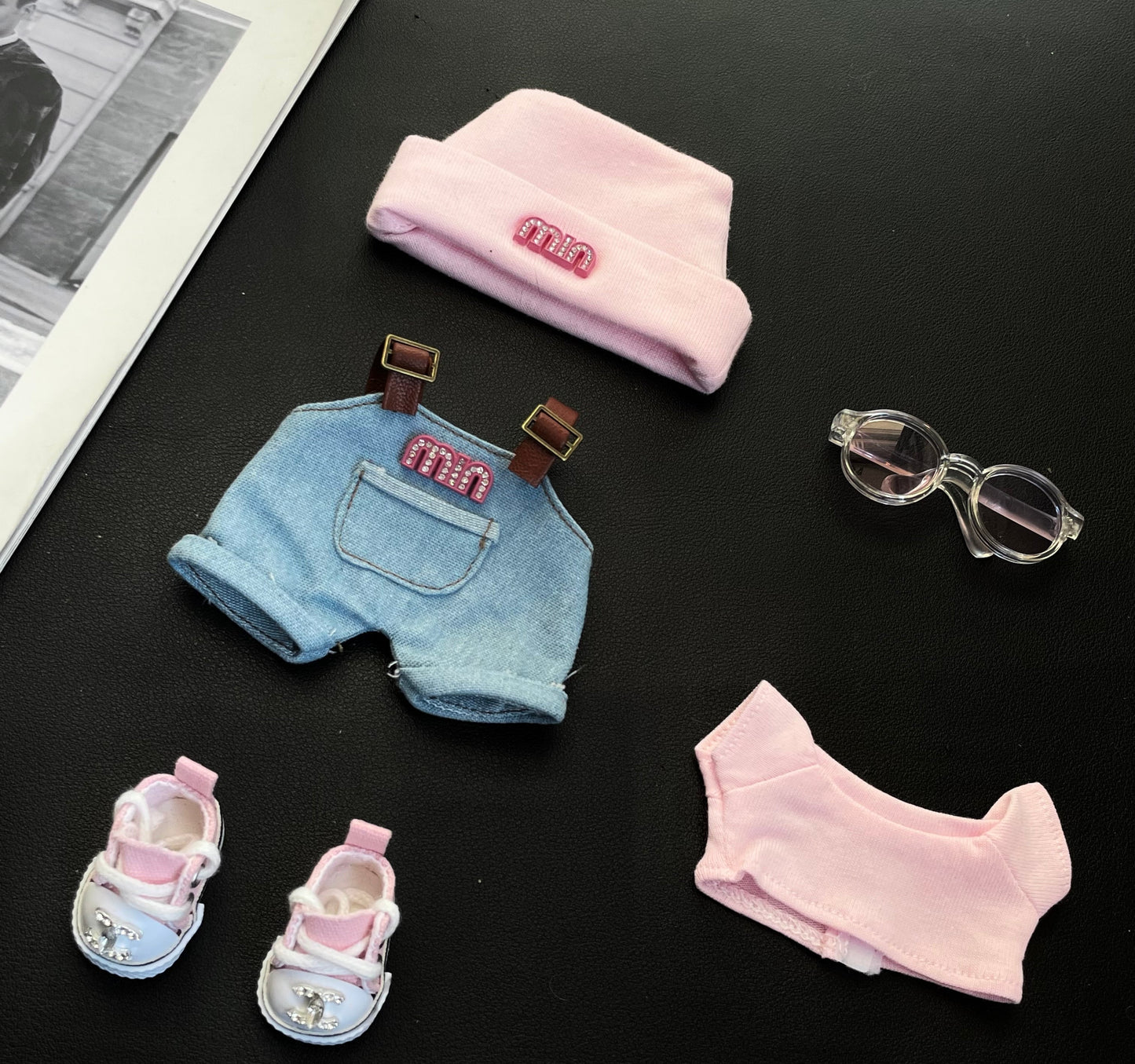 POP MART LABUBU The Monsters Plush Doll Replacing Clothes Set, Labubu New prada Outfit