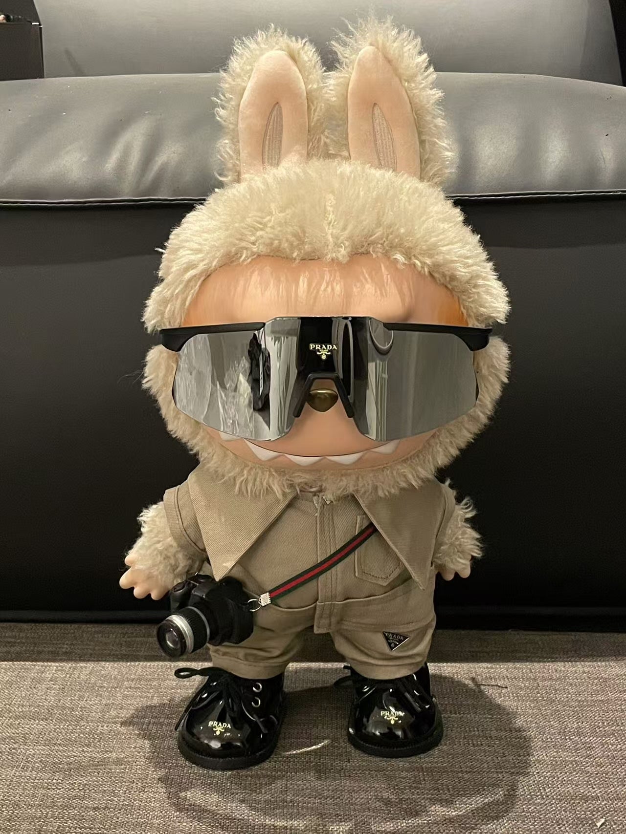 POP MART Labubu Replacing Clothes Set, Labubu Outfit Prada (No Dolls)