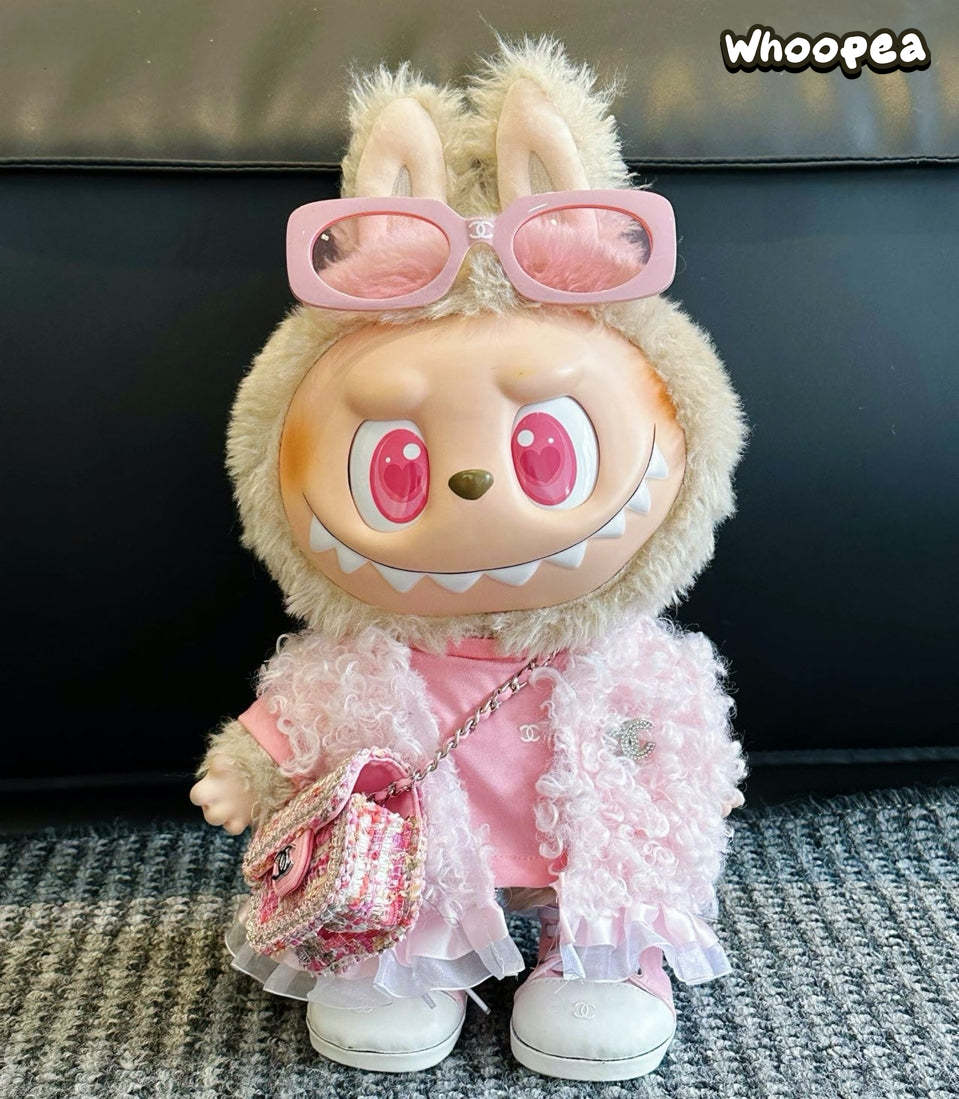 POP MART Labubu Replacing Clothes Set, Labubu Outfit Chanel (No Dolls)