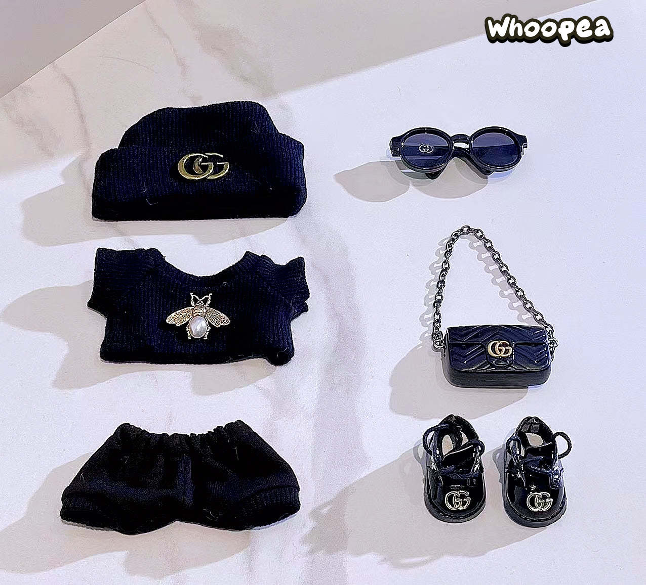 POP MART Labubu Replacing Clothes Set, Labubu Gucci Outfit(No Dolls)