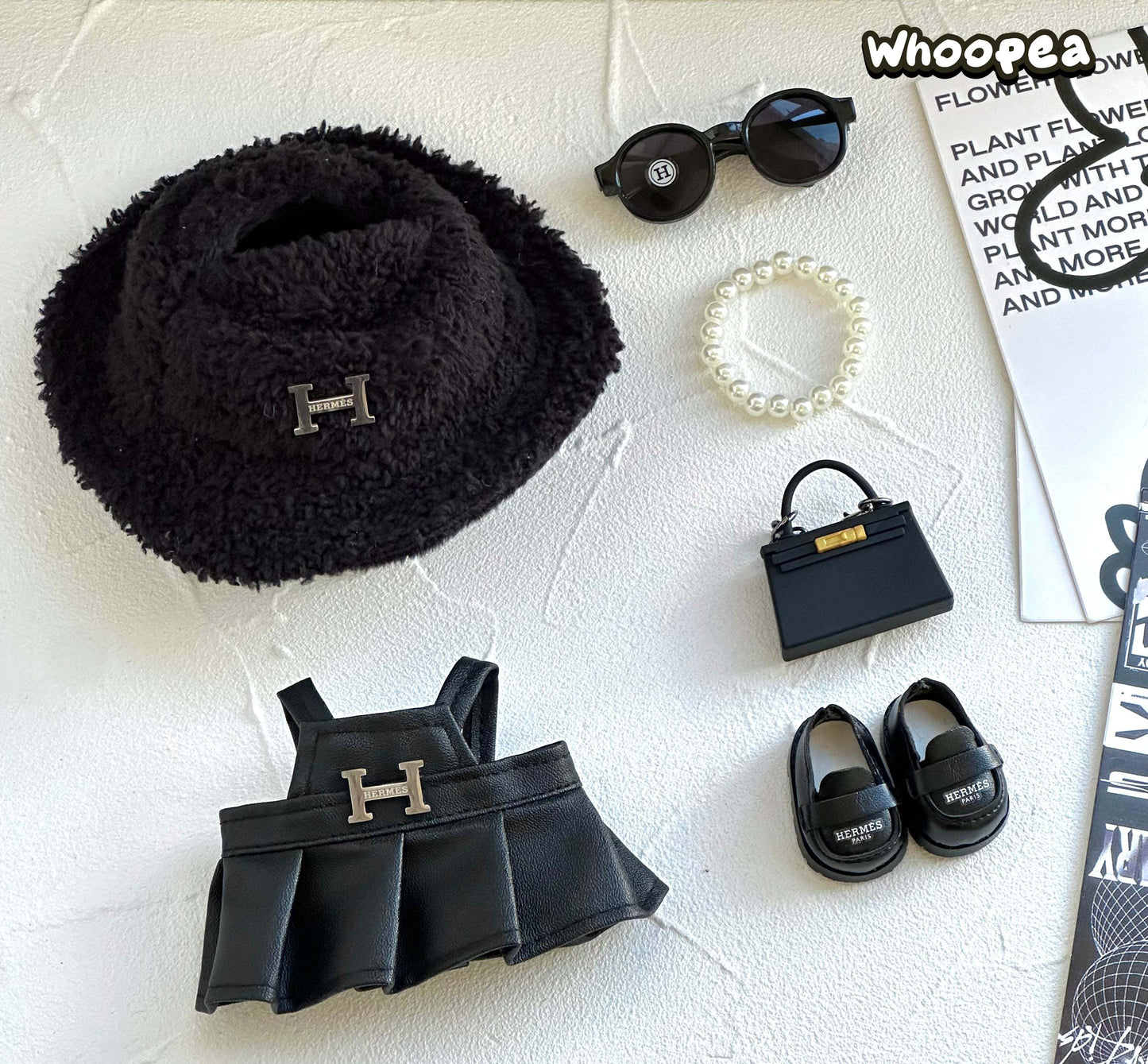 POP MART Labubu Replacing Clothes Set, Labubu Hermès Outfit (No Dolls)