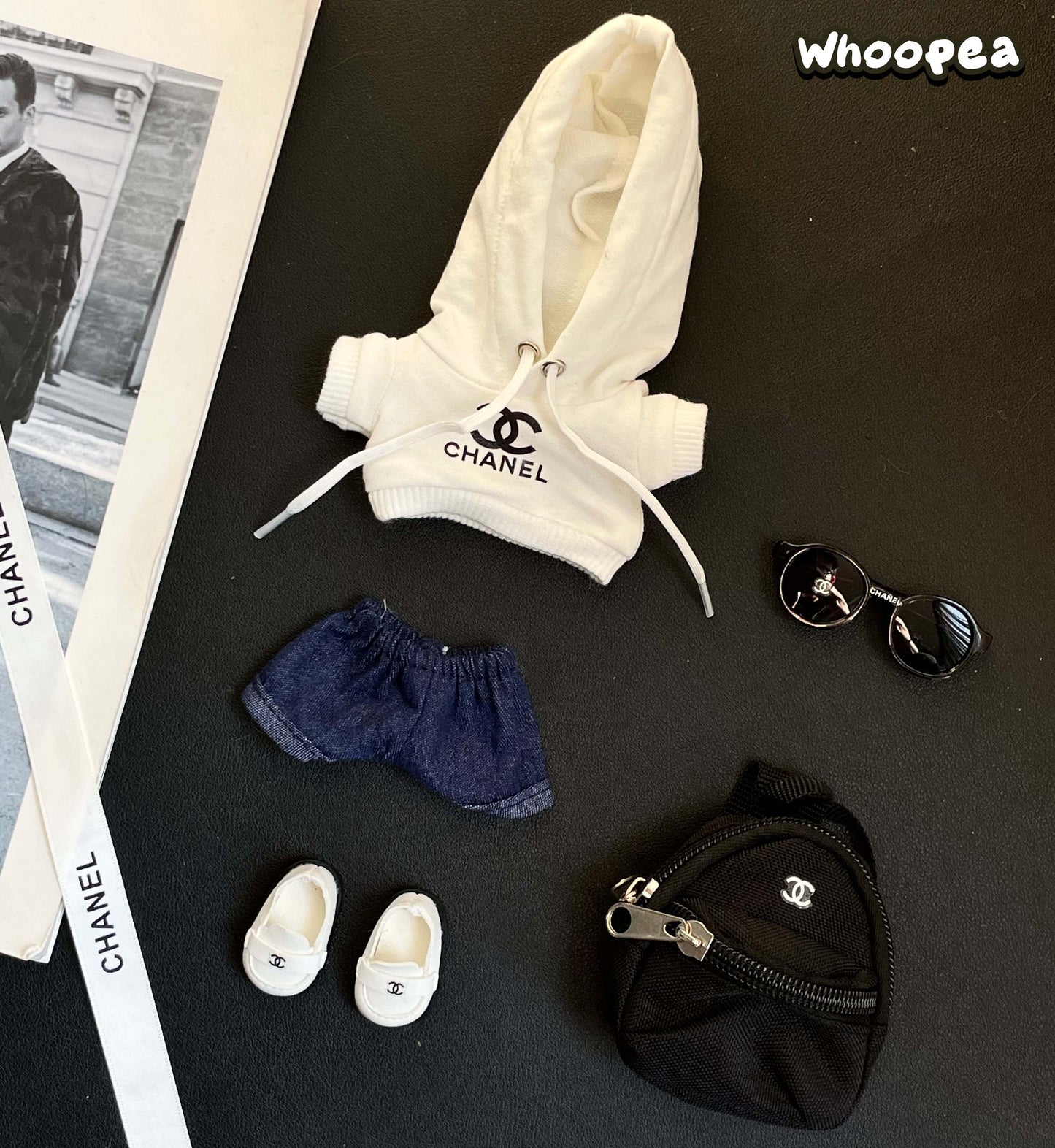 POP MART Labubu Replacing Clothes Set, Labubu Outfit Chanel (No Dolls)