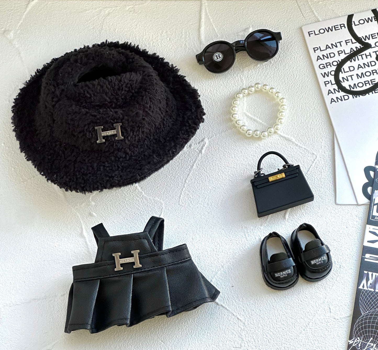 POP MART Labubu Replacing Clothes Set, Labubu Hermès Outfit (No Dolls)