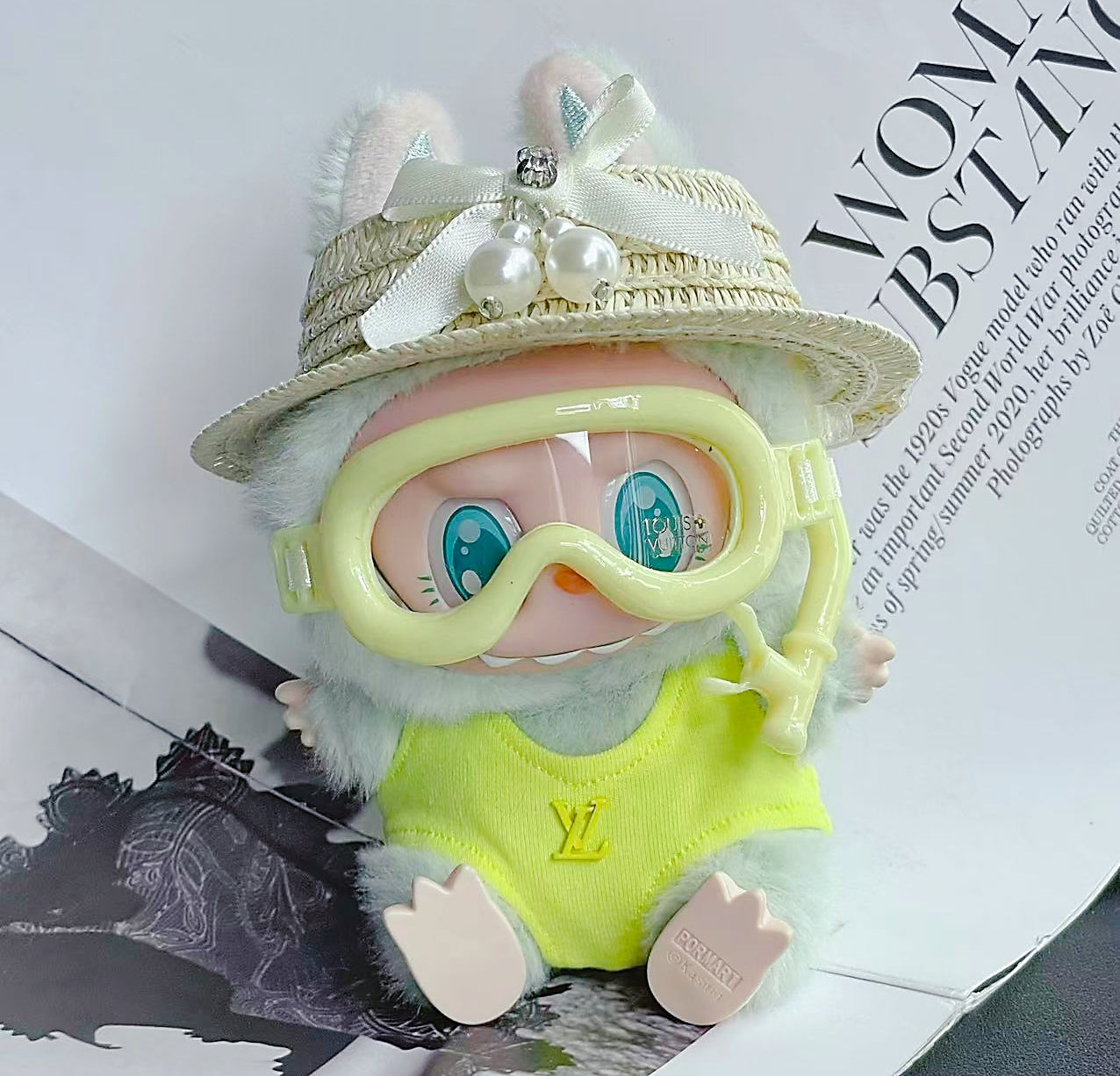 POP MART Labubu Replacing Clothes Set, Labubu Swimming Outfit (No Dolls)