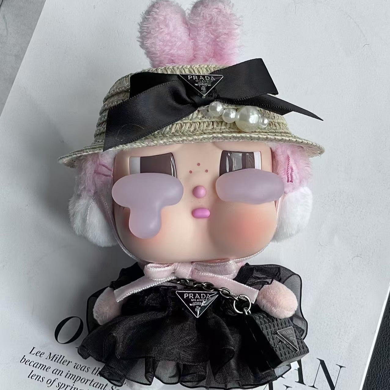POP MART CRYBABY Replacing Clothes Set, Labubu Chanel Outfit (No Dolls)