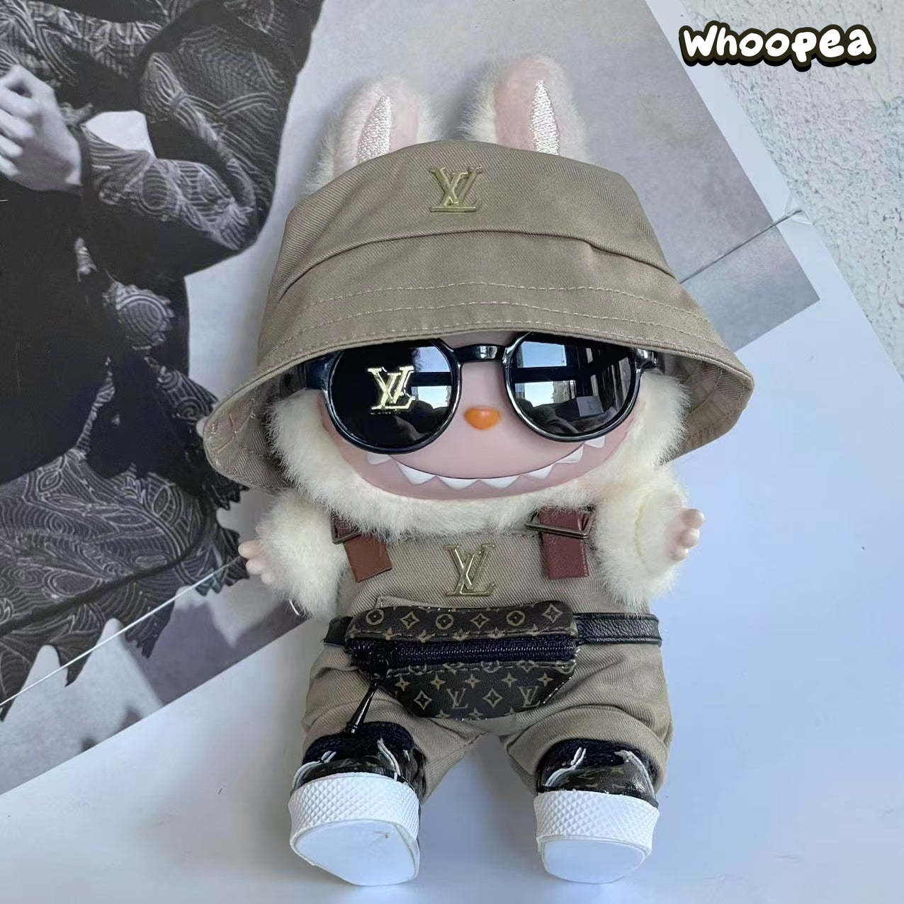 POP MART Labubu Replacing Clothes Set, Labubu Outfit LV (No Dolls)