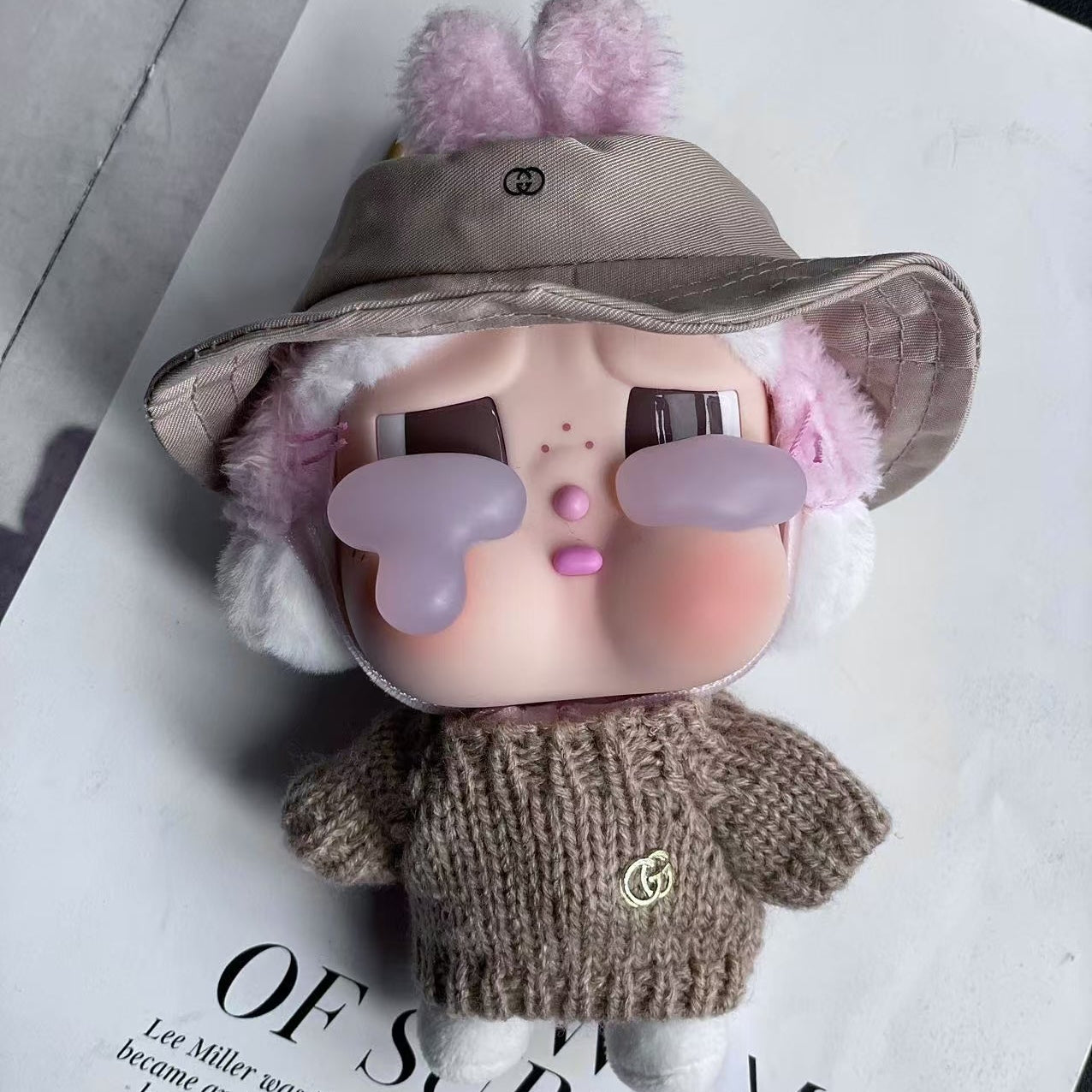 POP MART CRYBABY Replacing Clothes Set, Labubu Chanel Outfit (No Dolls)