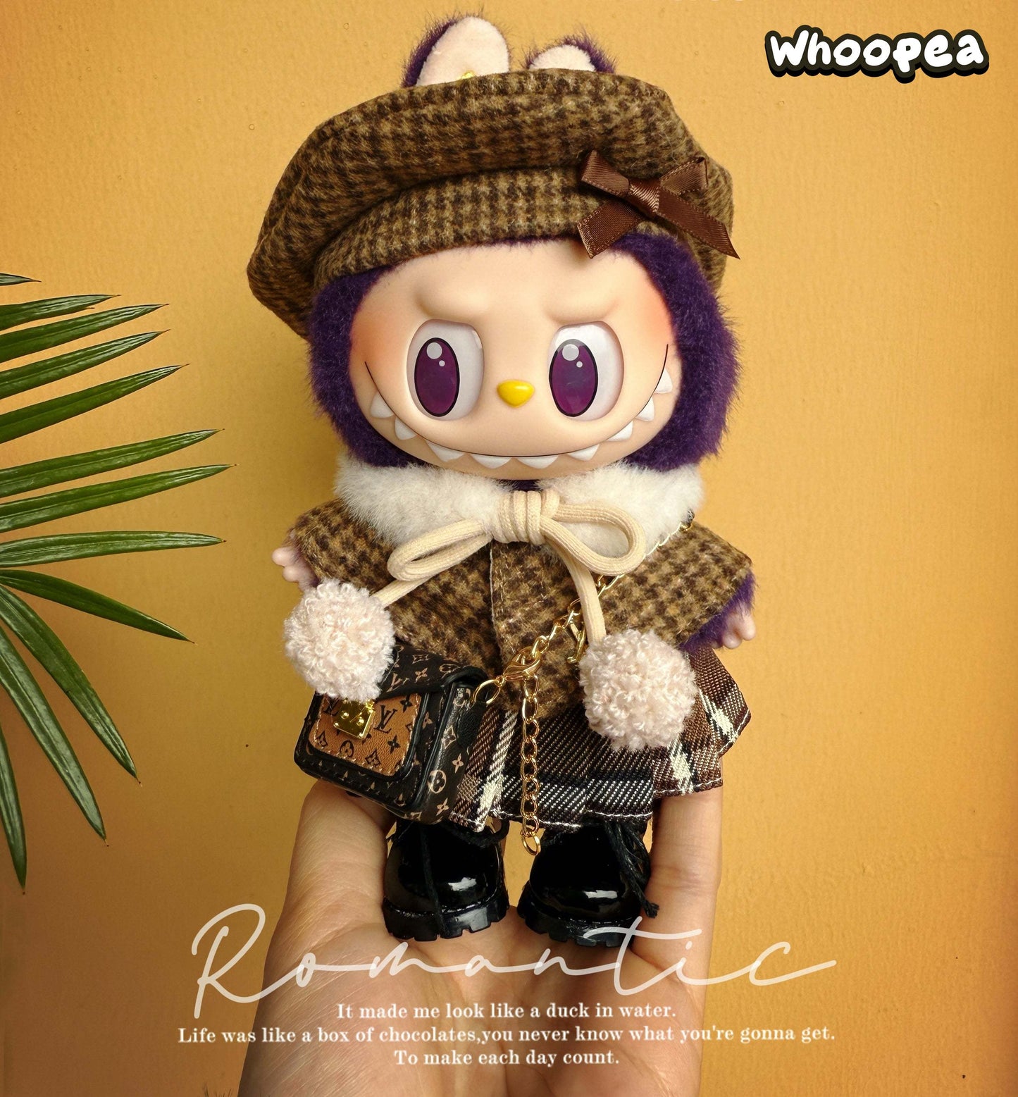 POP MART Labubu Replacing Clothes Set, Labubu Outfit LV (No Dolls)