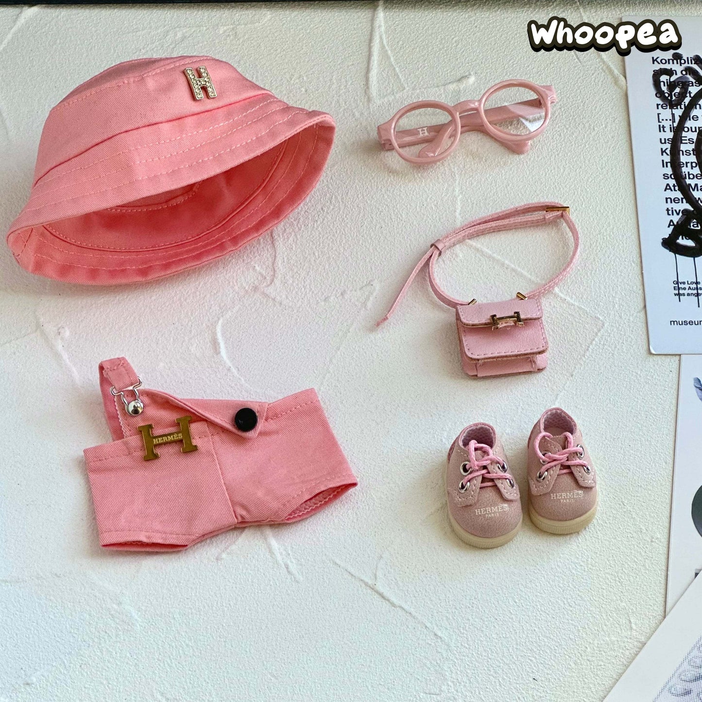 POP MART Labubu Replacing Clothes Set, Labubu Hermès Outfit (No Dolls)