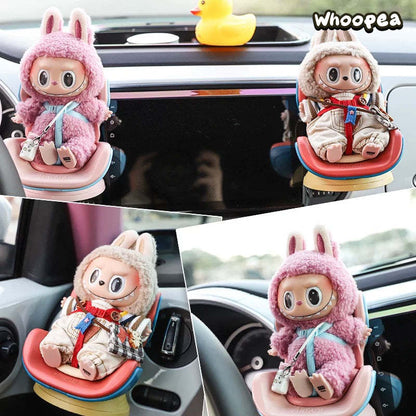 Kawaii Doll Seat Mini Seat for Labubu Ob11 Doll Cartoon Ornament