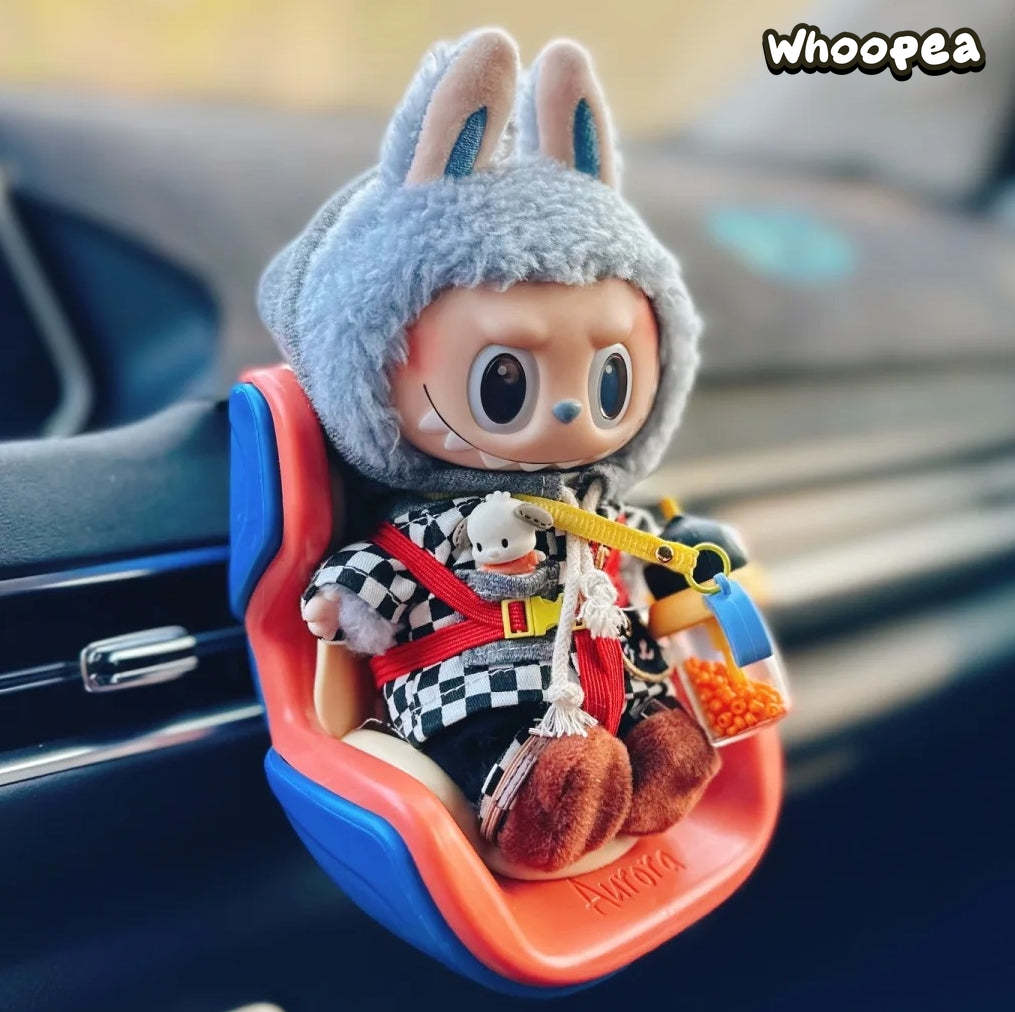 Kawaii Doll Seat Mini Seat for Labubu Ob11 Doll Cartoon Ornament