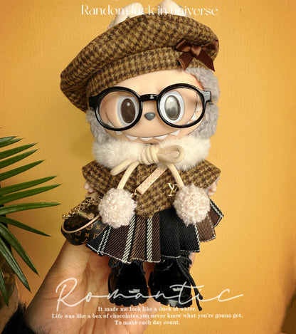 POP MART Labubu Replacing Clothes Set, Labubu Outfit LV (No Dolls)