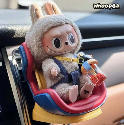 Kawaii Doll Seat Mini Seat for Labubu Ob11 Doll Cartoon Ornament