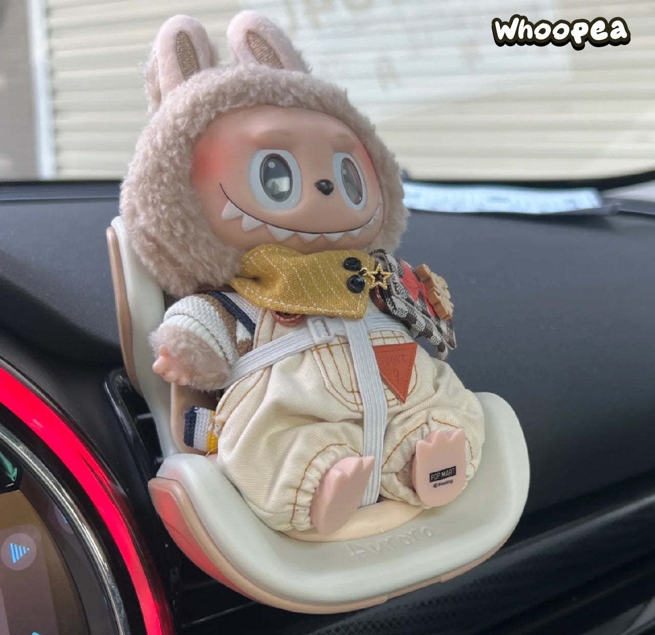 Kawaii Doll Seat Mini Seat for Labubu Ob11 Doll Cartoon Ornament