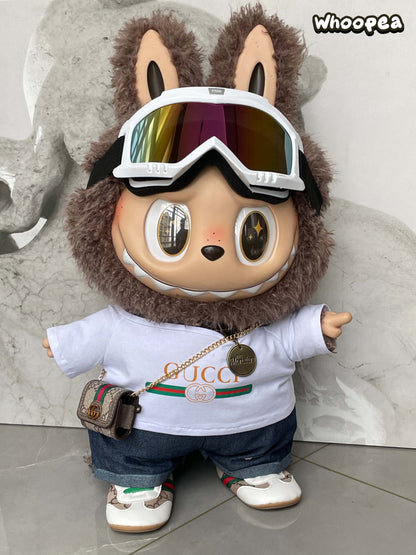 POP MART Labubu Replacing Clothes Set, Labubu Outfit Gucci (No Dolls)
