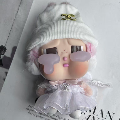 POP MART CRYBABY Replacing Clothes Set, Labubu Chanel Outfit (No Dolls)