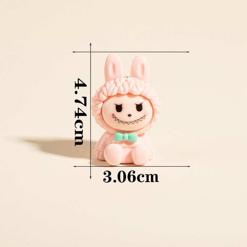 Labubu Collection, Mini Figures, 10 Colors, Luminous and Regular