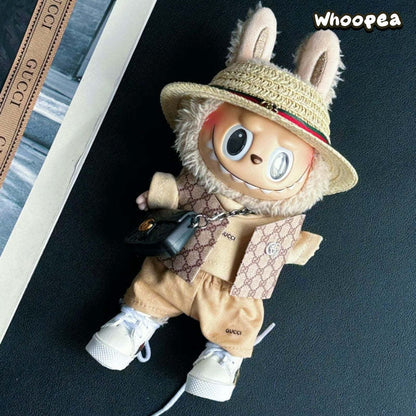 POP MART Labubu Replacing Clothes Set, Labubu Outfit Gucci (No Dolls)