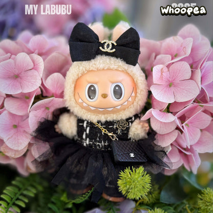 POP MART Labubu Replacing Clothes Set, Labubu Outfit Chanel (No Dolls)